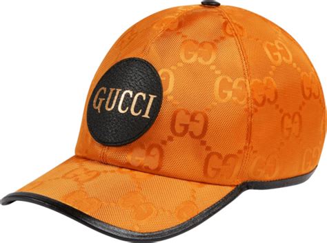 orange gucci hat|gucci fitted hat.